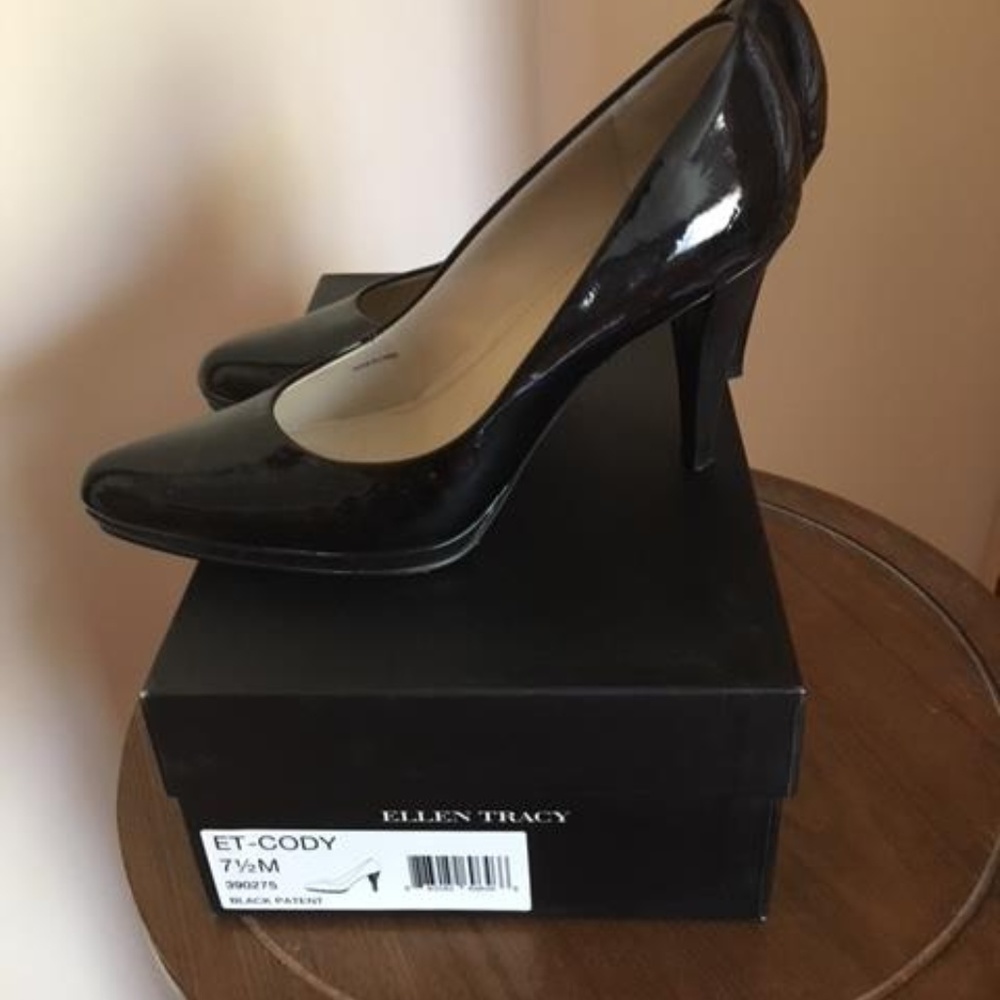 Black Patent Pumps